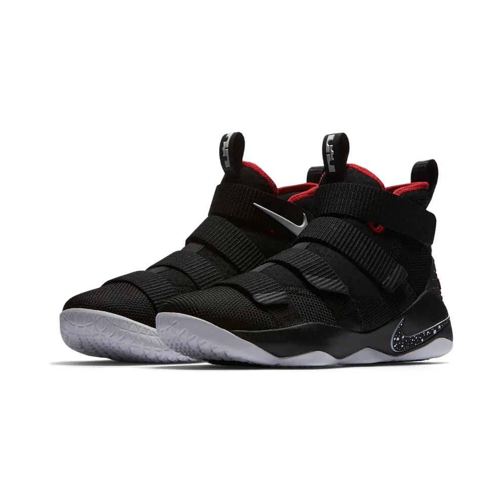 LeBron Soldier 11 Black/University Red-White (897644-002)