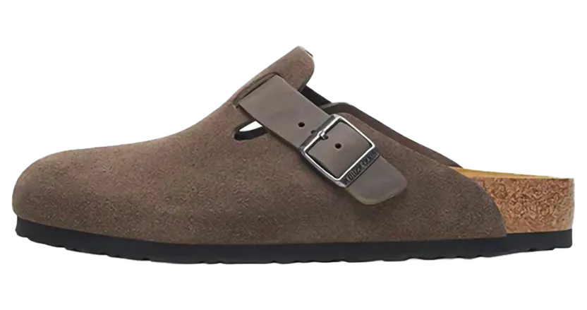 Birkenstock Boston BS Suede “Concrete Gray” (1029210)