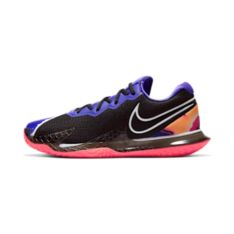 NikeCourt Air Zoom Vapor Cage 4 Hardcourt “Black / Laser Crimson / Persian Violet / White” (CD0424-003)