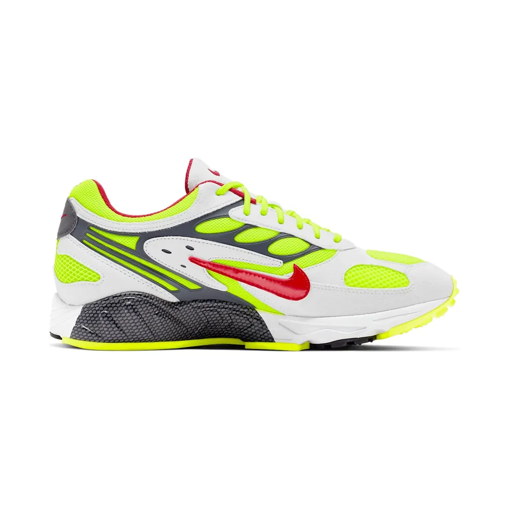 Nike Air Ghost Racer White Atom Red Neon Yellow White/Atom Red-Neon Yellow-Dark Grey-Gym Red (AT5410-100)
