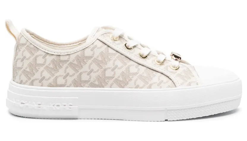 Michael Kors Sneakers mit Monogramm-Print – Nude (43H3EYFS1B)