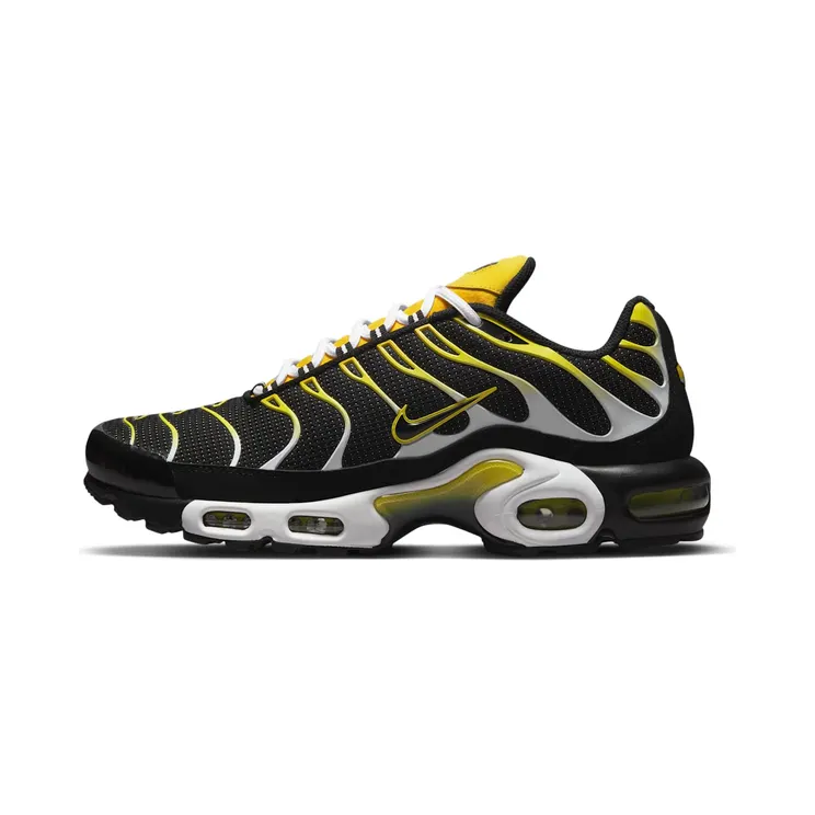 Nike Air Max Plus “Black / White / Tour Yellow” (DQ3983-001)