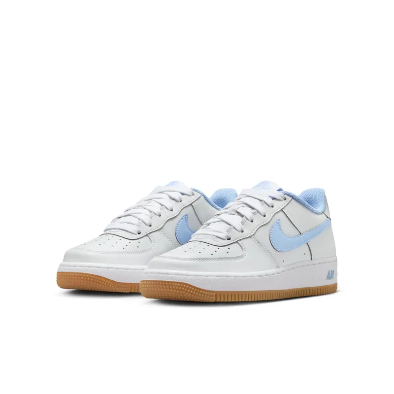 Nike Air Force 1 Low LV8 Photon Dust White Gum Medium Brown Psychic Blue (IB8845-002)