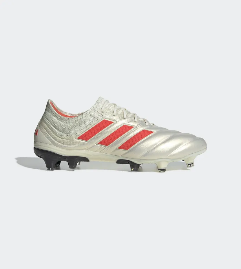 adidas Copa 19.1 Firm Ground Cleat Off White Solar Red (BB9185)