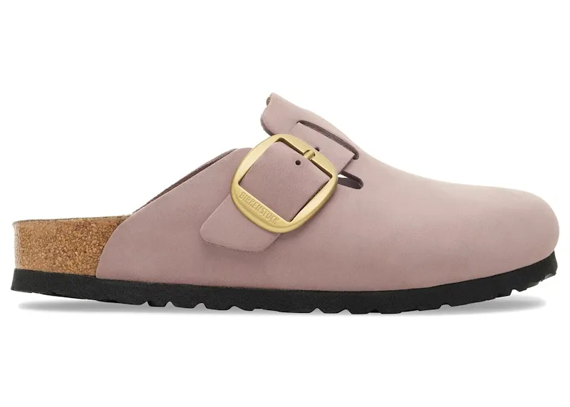 Birkenstock Boston Big Buckle Nubuck Faded Purple (1030457)