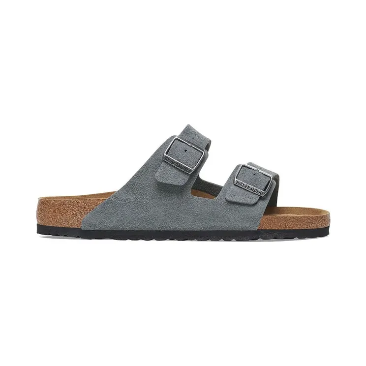 Birkenstock Arizona Soft Footbed Suede Leather Basalt Grey (1029790)