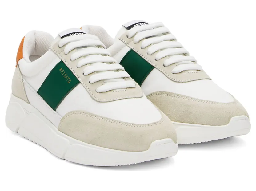 Axel Arigato SSENSE Exclusive White & Green Genesis Vintage Sneakers (27566) (4)