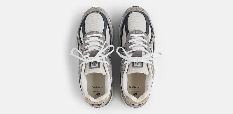 New Balance 990v4 “Made in USA – Grey/Navy” (U990TA4)