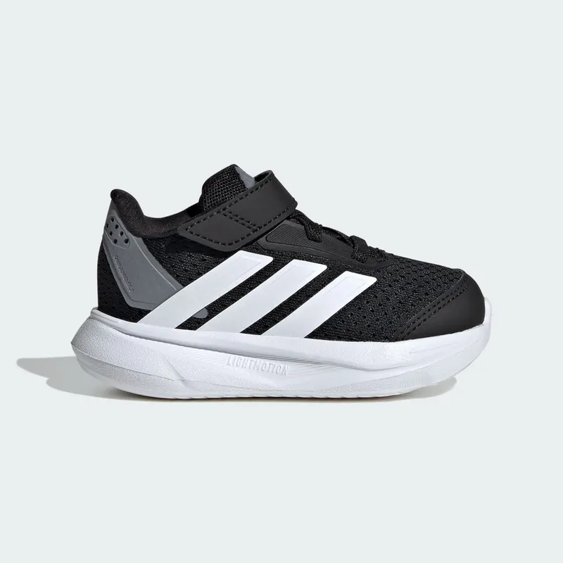 adidas Duramo 2.0 Shoes Kids “Core Black / Cloud White / Grey” (JI1697)