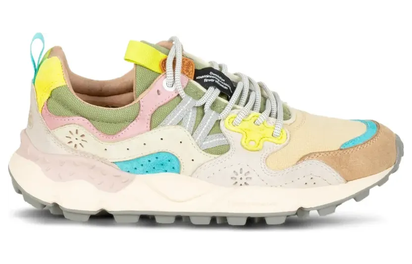 Flower Sneakers met patroon – Beige (YAMANO3651E05)