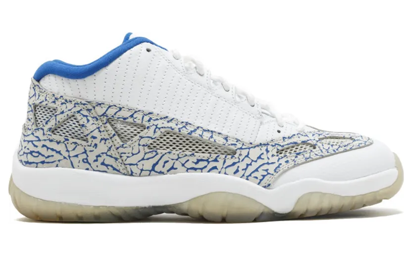 Jordan 11 Retro Low IE White Argon Blue