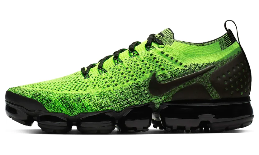Nike Air VaporMax Flyknit 2 Volt Black