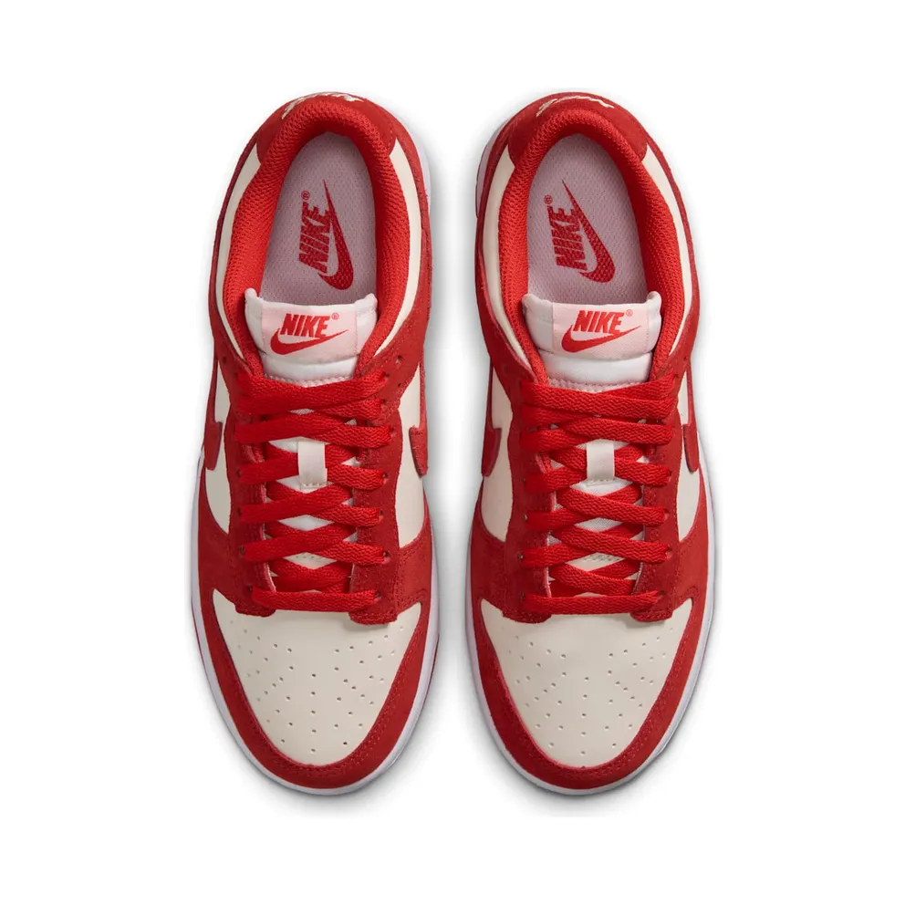 Nike Dunk Low “Sail / White / Metallic Silver / Light Crimson” (IO4244-103)