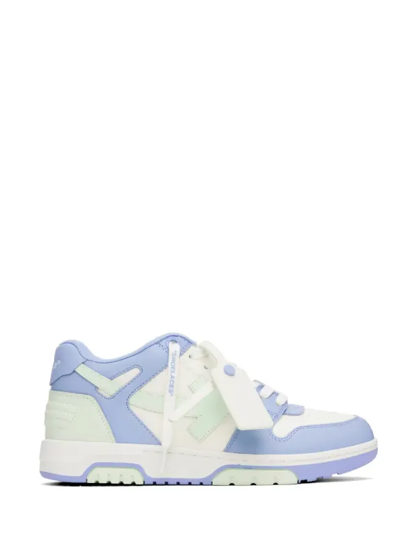 Off-White with Arrow-applicatie – Blue (OMIA189S25LEA0044241)