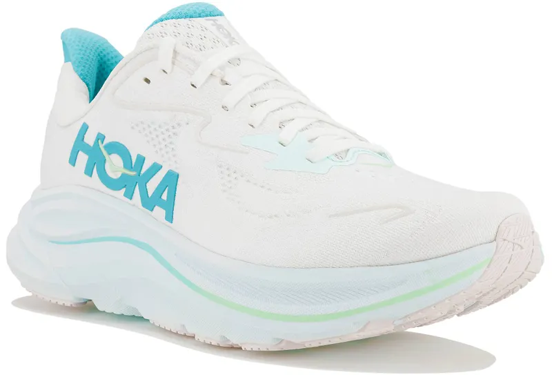 Hoka CLIFTON 10 “WHITE / CIELO BLUE” (1162031-WTCL)