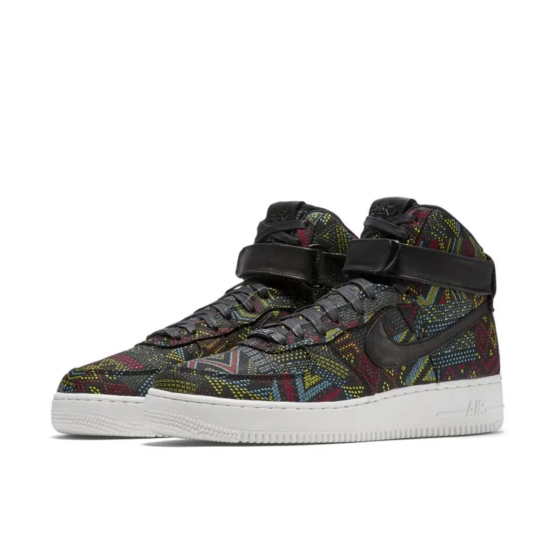 Nike Air Force 1 High Black History Month (2016) Black/Black-Summit White (836227-001)