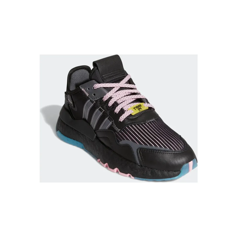 adidas Nite Jogger Ninja Core Black (GS) Core Black/Grey Five/Blue Glow (FY0176)