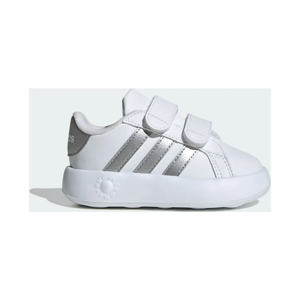 adidas Grand Court 2.0 Kids Schuh Cloud White / Matte Silver / Cloud White (ID5274)