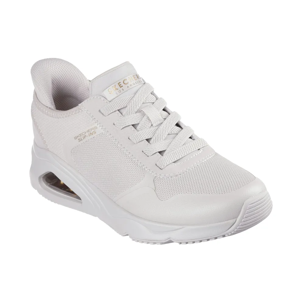 Skechers Slip-ins: Tres-Air Uno – Easy Steppers – Off-White – “White” (177116 OFWT)