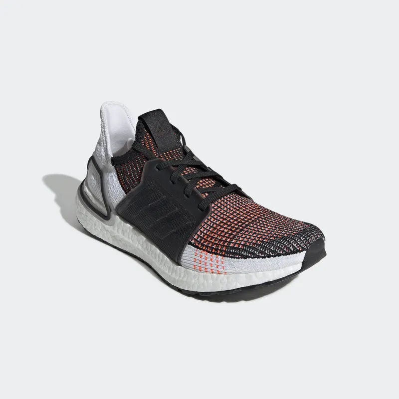adidas Ultra Boost 2019 Black White Solar Orange Core Black/Cloud White/Solar Orange (G27519)