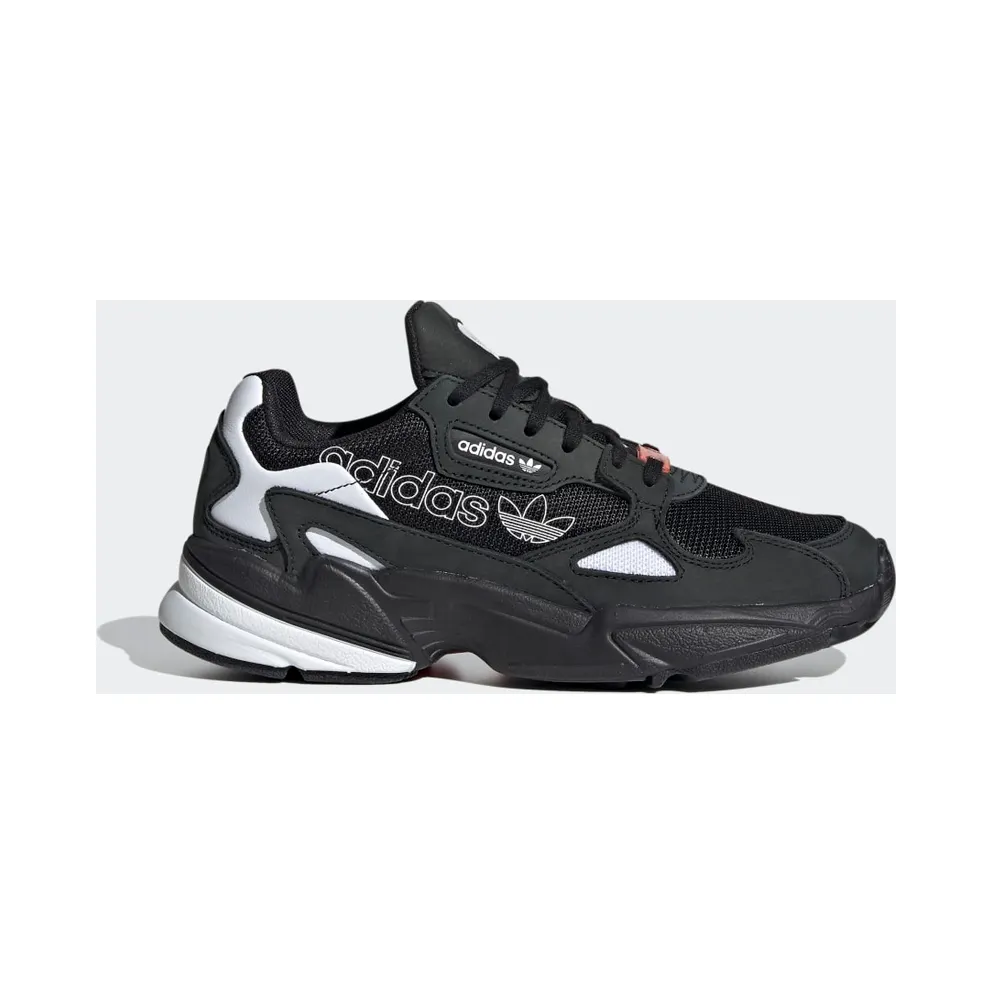 Adidas Falcon ‘K-Pop Pack – Core Black’ Core Black/Cloud White/Core Black (H69043)
