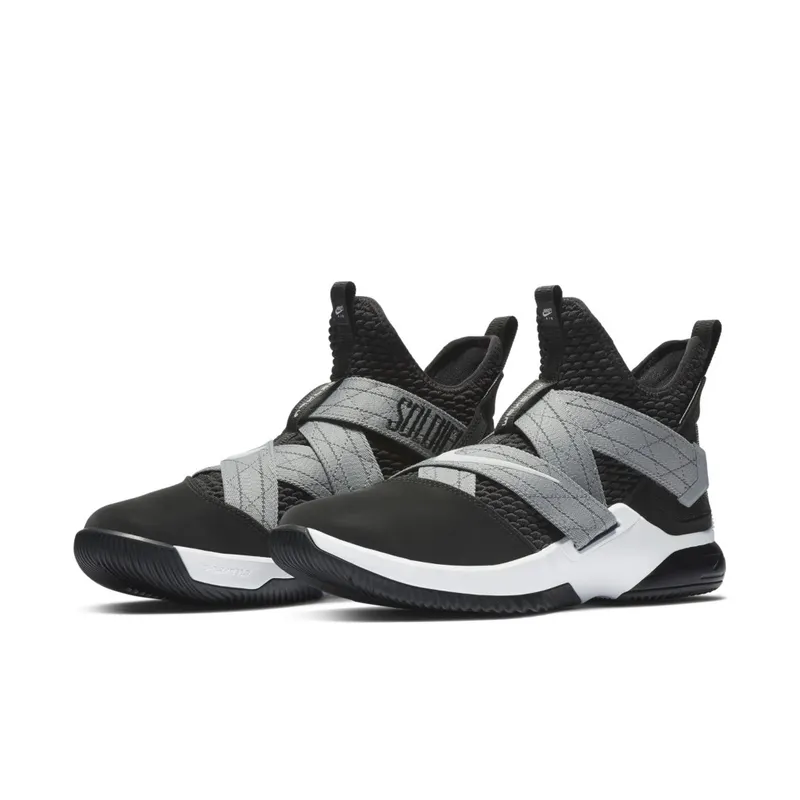 Nike LeBron Zoom Soldier 12 Air Raid Black/White (AO4054-004)