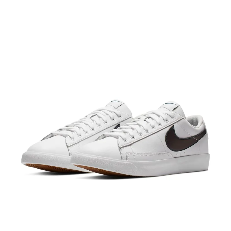 Nike Blazer Low Premium White White Game Royal Teal (BQ7460-102)