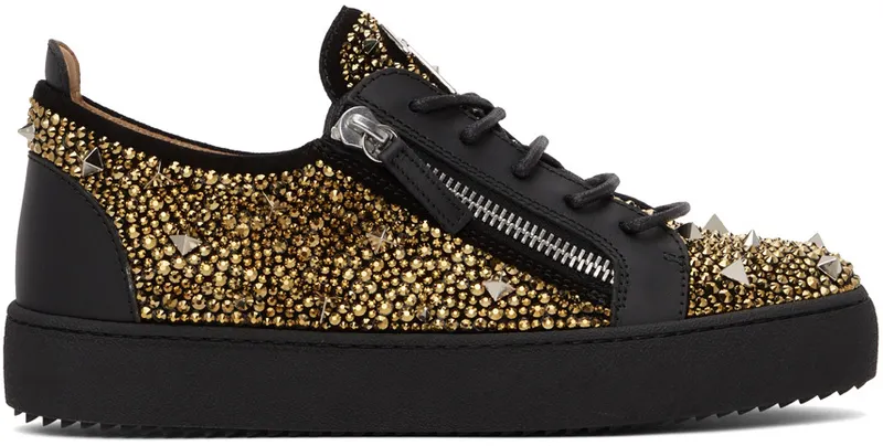 Giuseppe Zanotti Black & Gold May London (RM20037-91795)