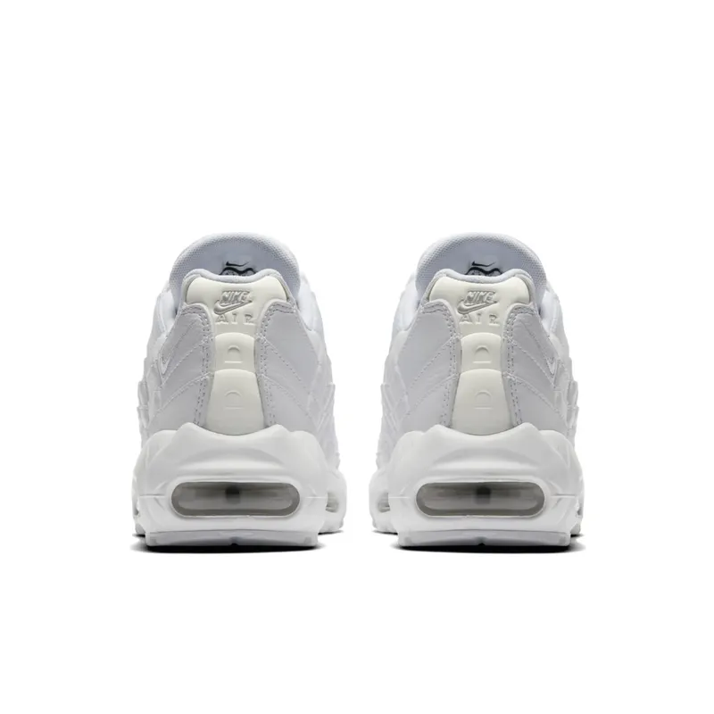 Nike Air Max 95 Triple White 2017 (W) White/White-Pure Platinum (307960-104)