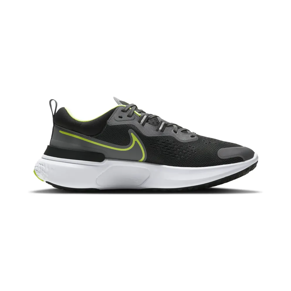 Nike React Miler 2 “Smoke Grey / Black / Volt” (CW7121-002)