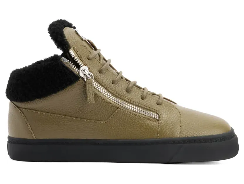 Giuseppe Zanotti Kriss Sneakers mit seitlichem Reißverschluss – Grün (RM60022H02)