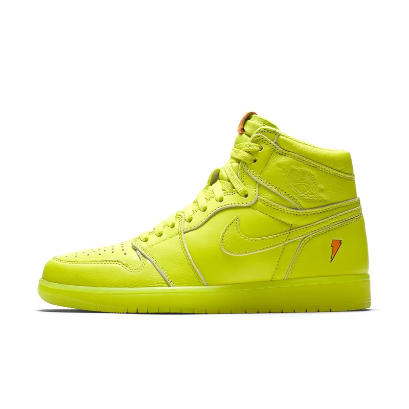Air Jordan Nike AJ I 1 Retro High Gatorade Cyber Yellow (AJ5997-345)