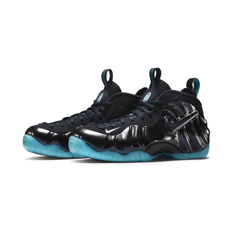 Nike Air Foamposite Pro Dark Obsidian Dark Obsidian/Dark Obsidian-Blue Aquamarine (624041-402)