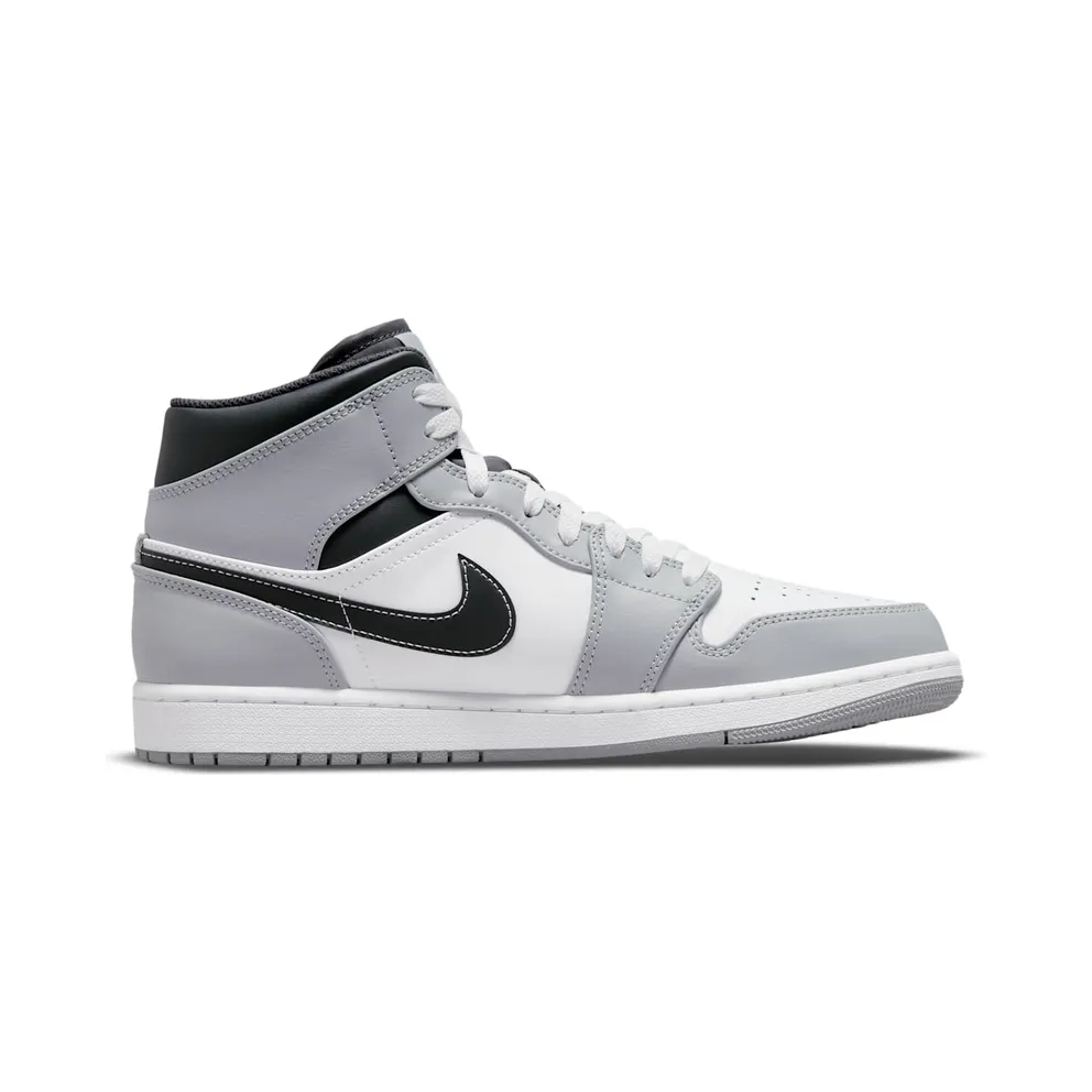 Air Jordan 1 Mid Smoke Grey Black (554724-078)