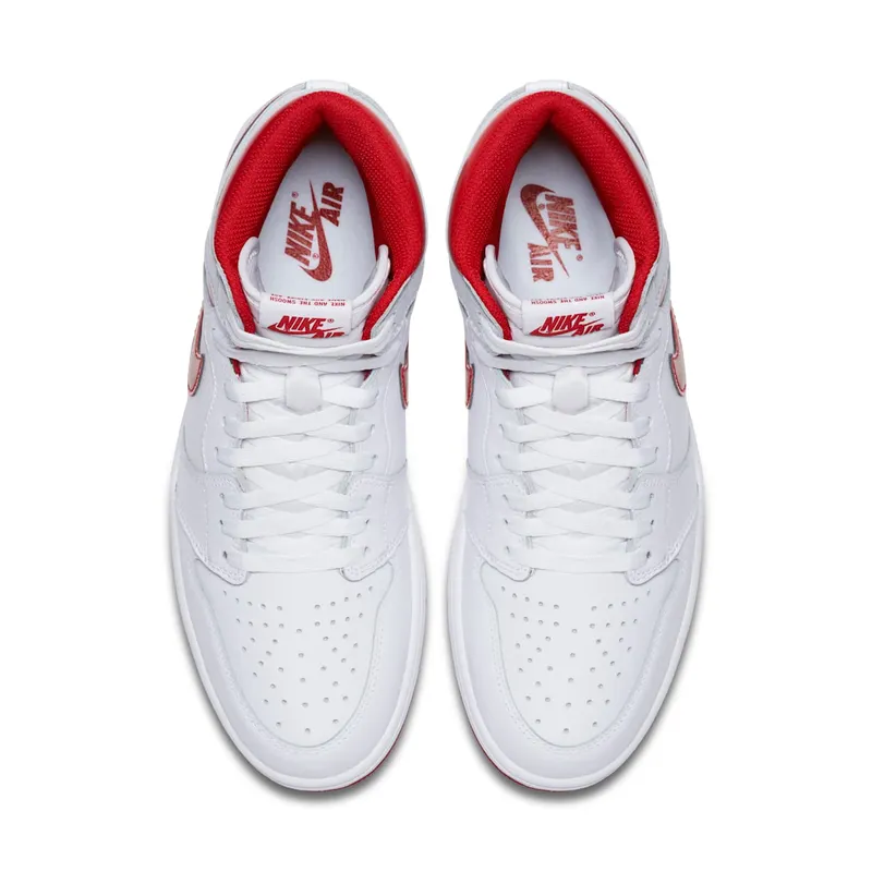 Air Jordan Nike AJ I 1 Retro High OG Metallic Red (2017) (555088-103)