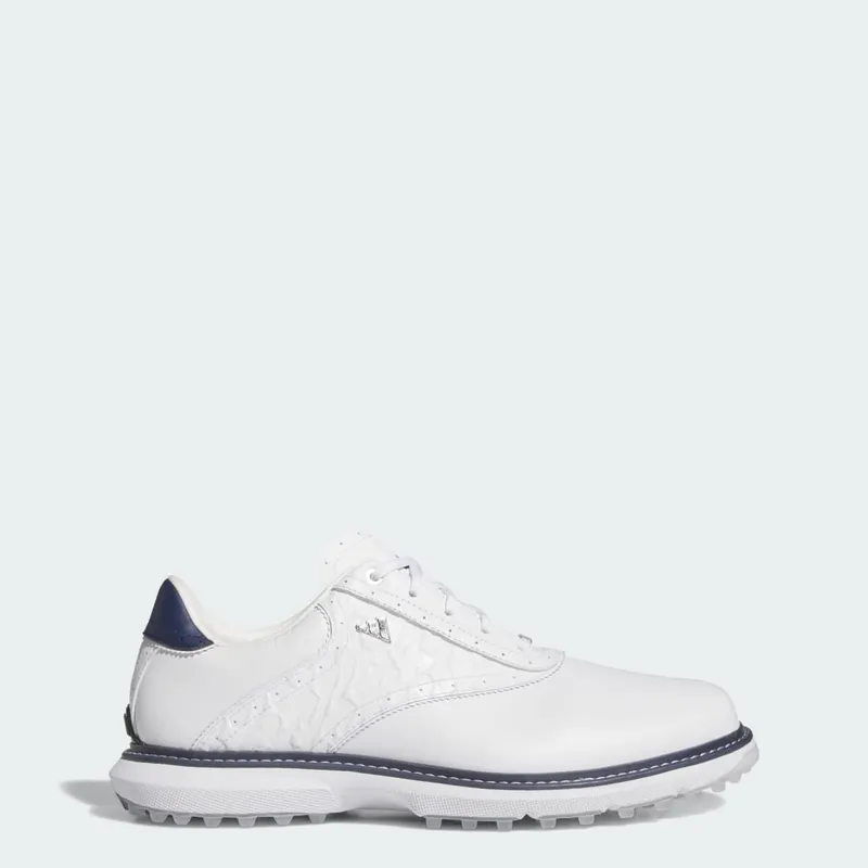 Adidas MC70 SPIKELESS Golf Shoes Cloud White / Collegiate Navy / Halo Silver (JQ3492)