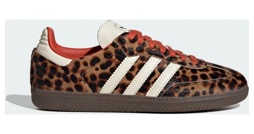 Adidas Samba OG Luipaardprint Maroon (JI2734)