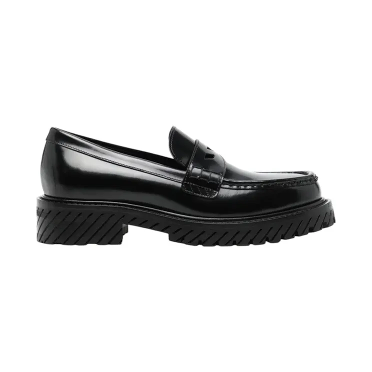 OFF-WHITE Combat Loafer Black (OWIG003F23LEA0011010)