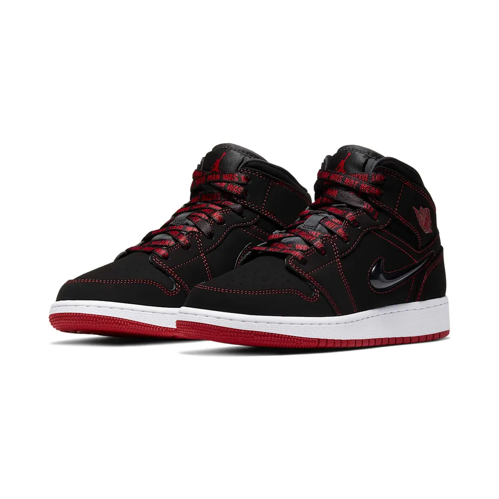 Jordan 1 Mid SE Come Fly With Me (GS) Black/Red (CU6617-062)