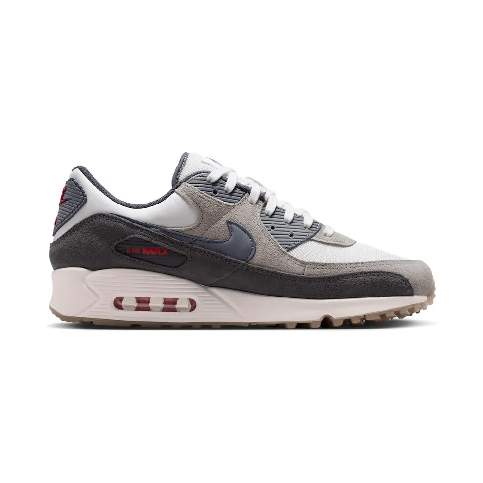 Nike Air Max 90 Premium “Summit White / College Grey / Anthracite / Particle Grey” (IW6954-121)