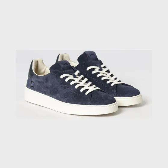 D.A.T.E D. A.T. E. Levante Sneakers in Suede Blue (M441LVSDBL)