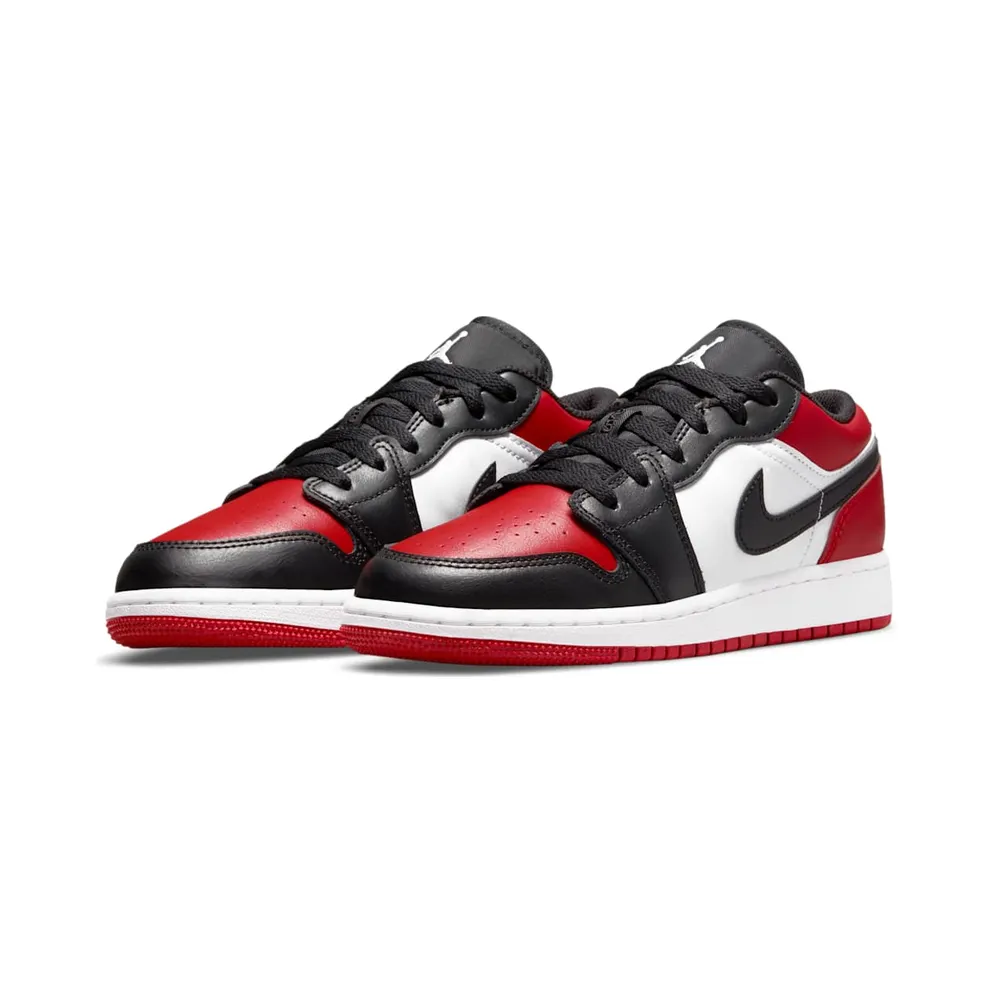 Air Jordan 1 Low Bred Toe (GS) (553560-612)