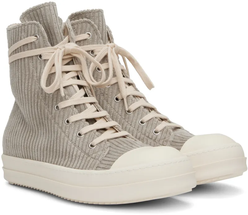 Rick Owens Drkshdw Off-White Ramones Sneakers (DU02B4800 HC)