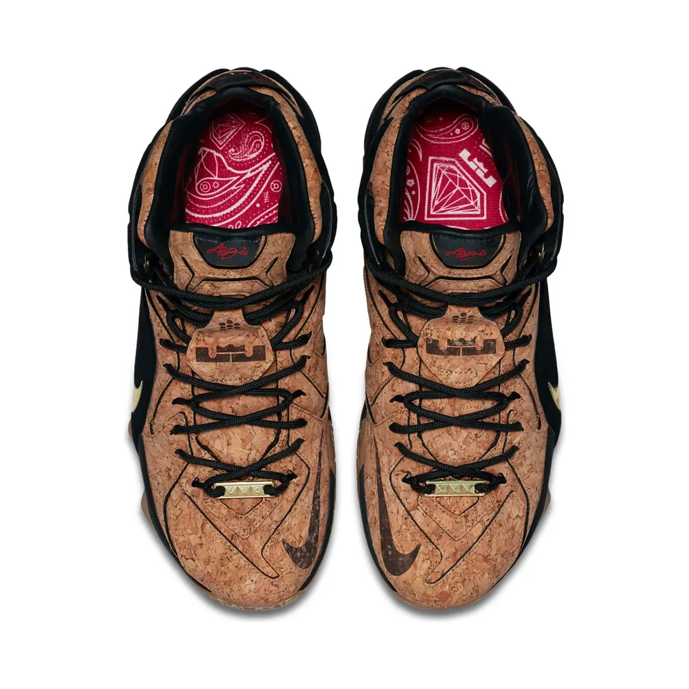 Nike LeBron 12 EXT Cork Hazelnut/Metallic Gold-Black (768829-100)