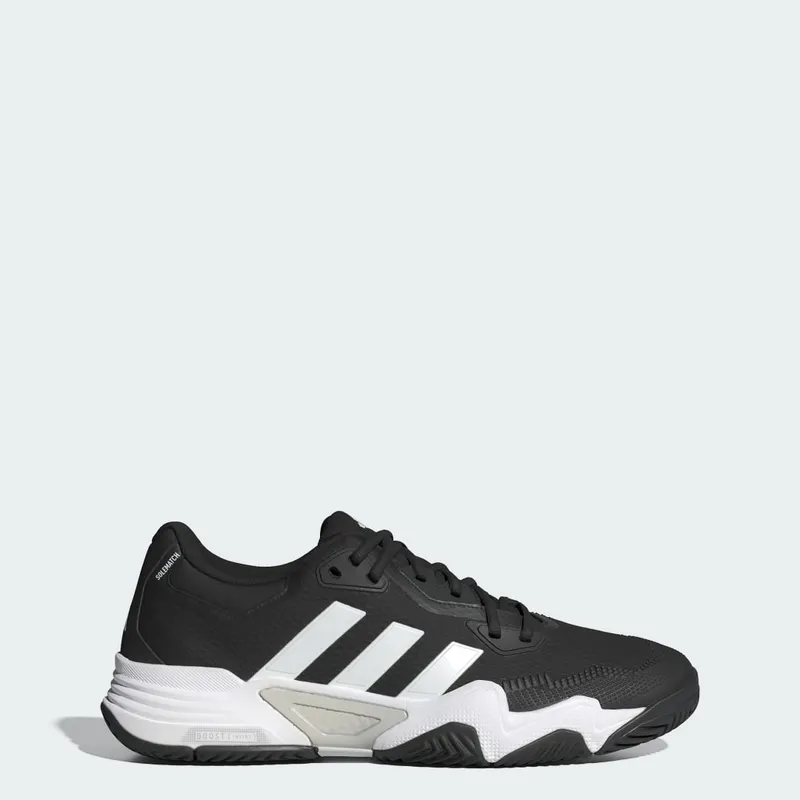 Adidas Solematch Control 2 Tennis Shoes Core Black / Cloud White / Silver Metallic (IF9112)