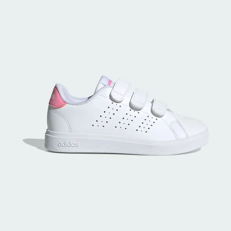 adidas Advantage Base 2.0 Shoes Kids “Cloud White / Bliss Pink / Core Black” (ID1305)