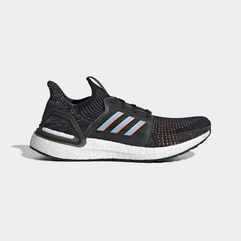 adidas Ultra Boost 19 Black Glow CORE BLACK/GLOW BLUE/CORE BLACK (G54011)