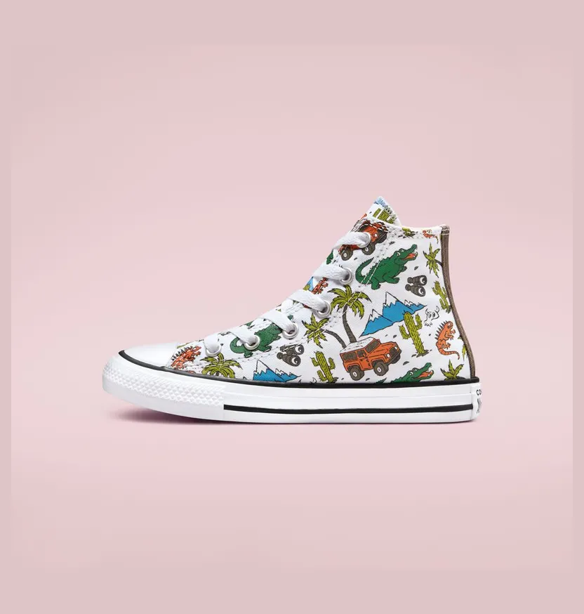 Converse Chuck Taylor All Star Desert Explorer Wit/engine Smoke/groen (A02451C)