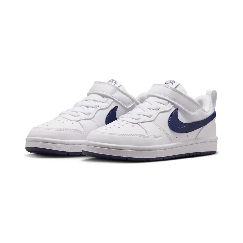 Nike Court Borough Low PS ‘White Midnight Navy’