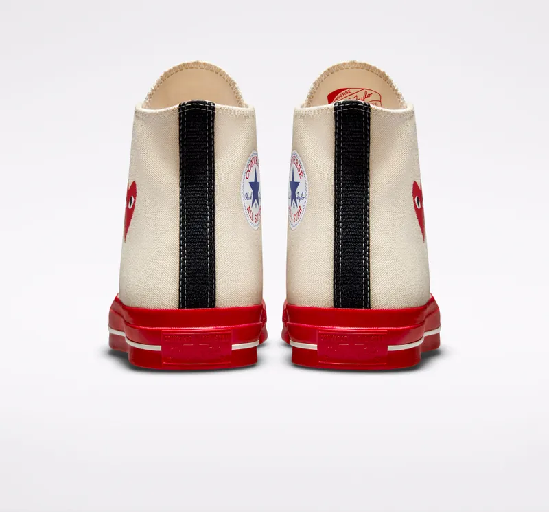 Converse Converse x Comme des Garçons PLAY Chuck 70 Pristine/Red/egret